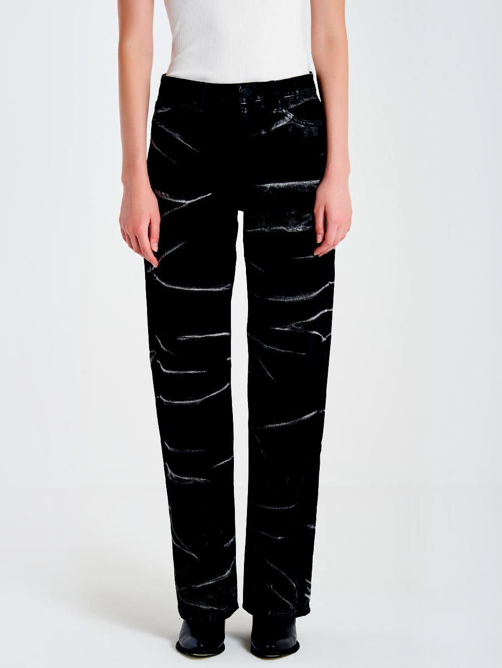 Vicolo Jeans Icon Alex Effetto ZebratoNero Fino Al -60%