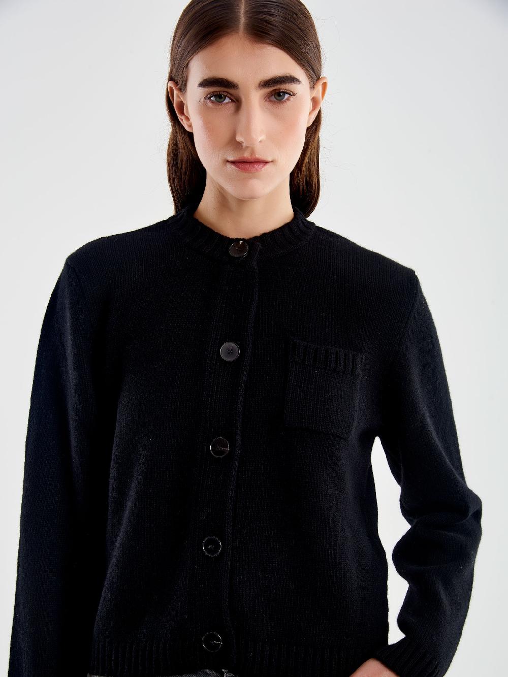 Vicolo Cardigan Koreana con Taschina Nero