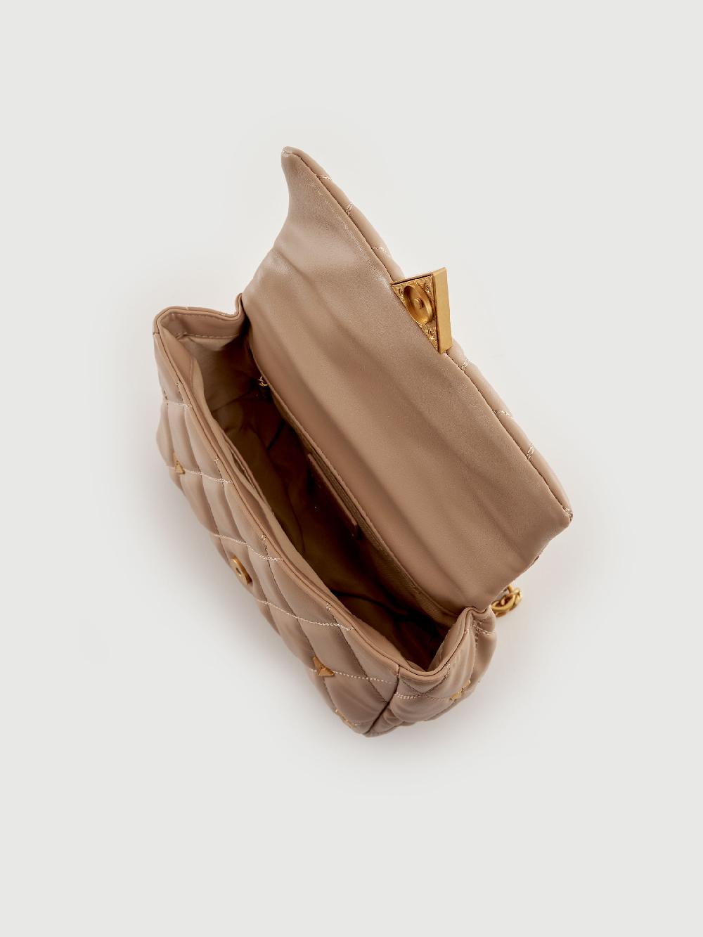 Vicolo Borsa Prisma Beige In Vendita