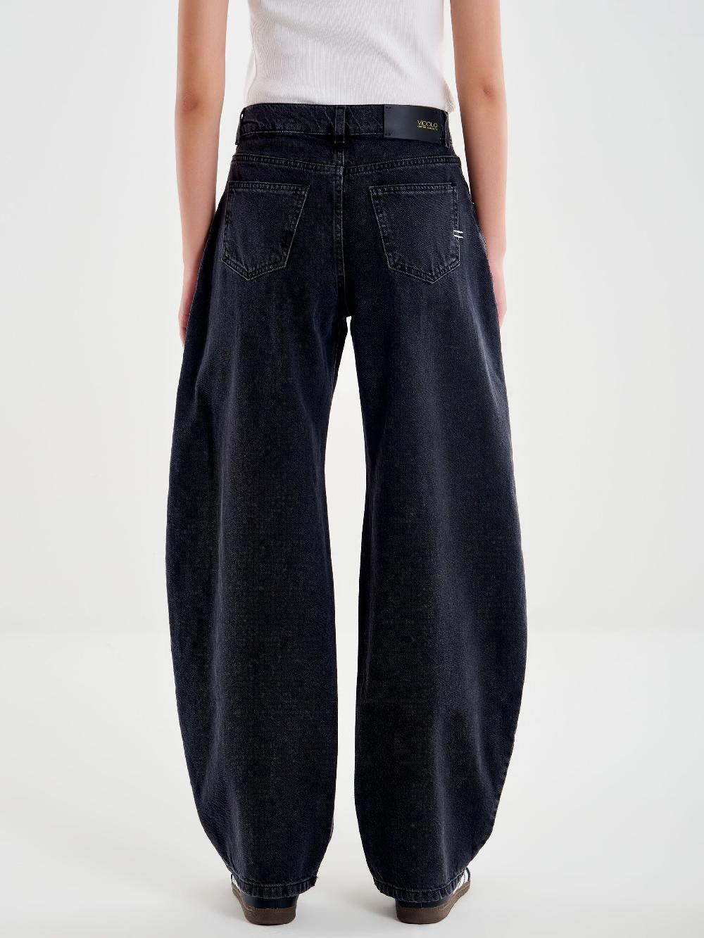 Vicolo Jeans Denise Ampio Grigio Vendita Economica