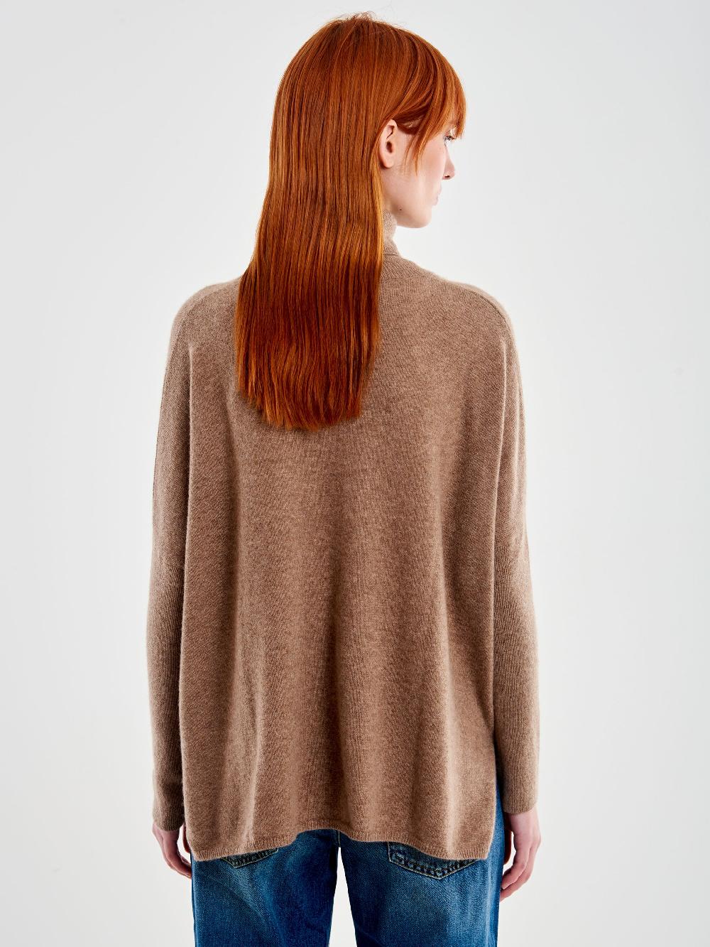 Vicolo Dolcevita 100% Cashmere Tortora Acquista Ora