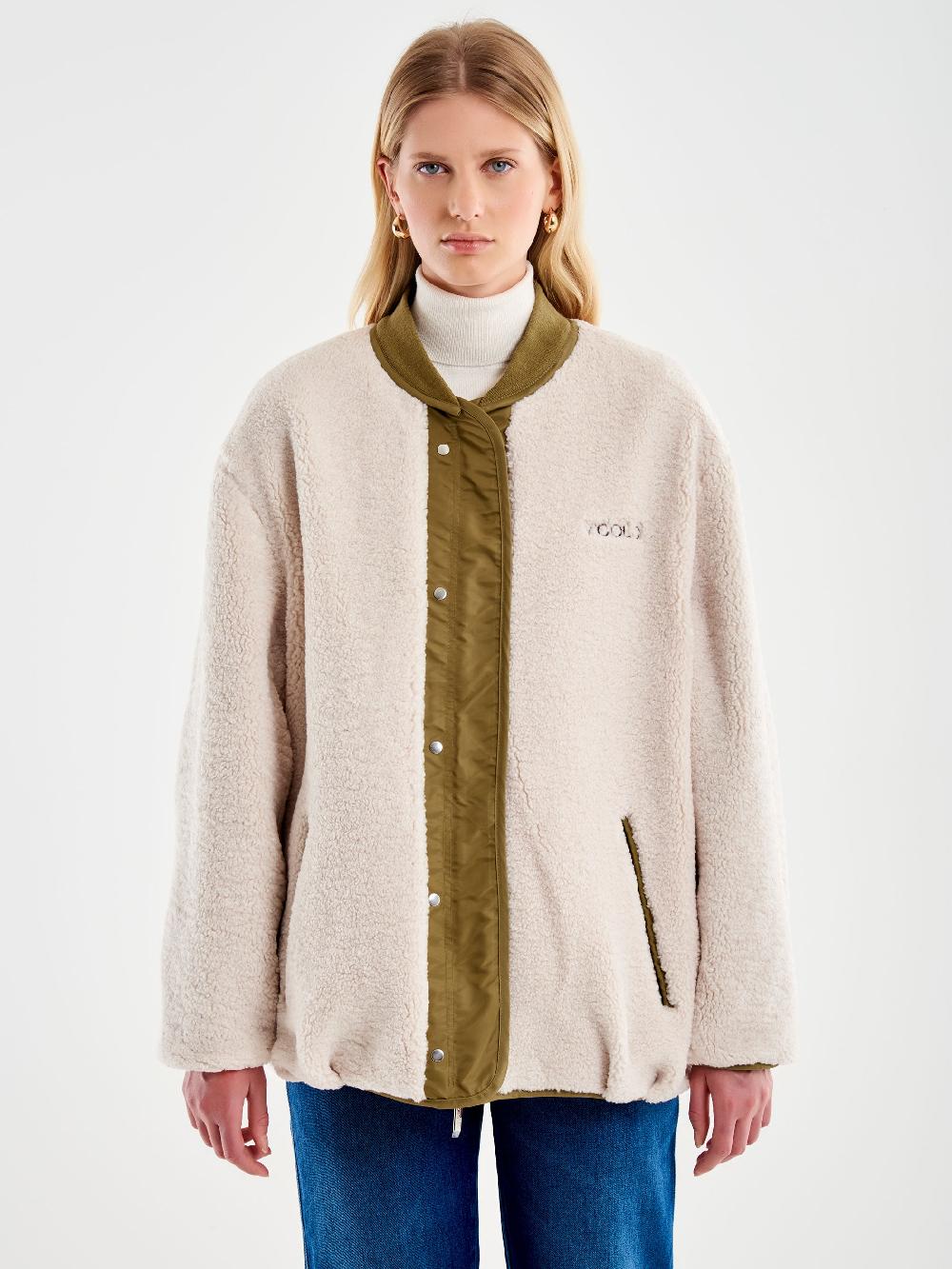 Vicolo Bomber Oversized Double Face Militare I Più Venduti