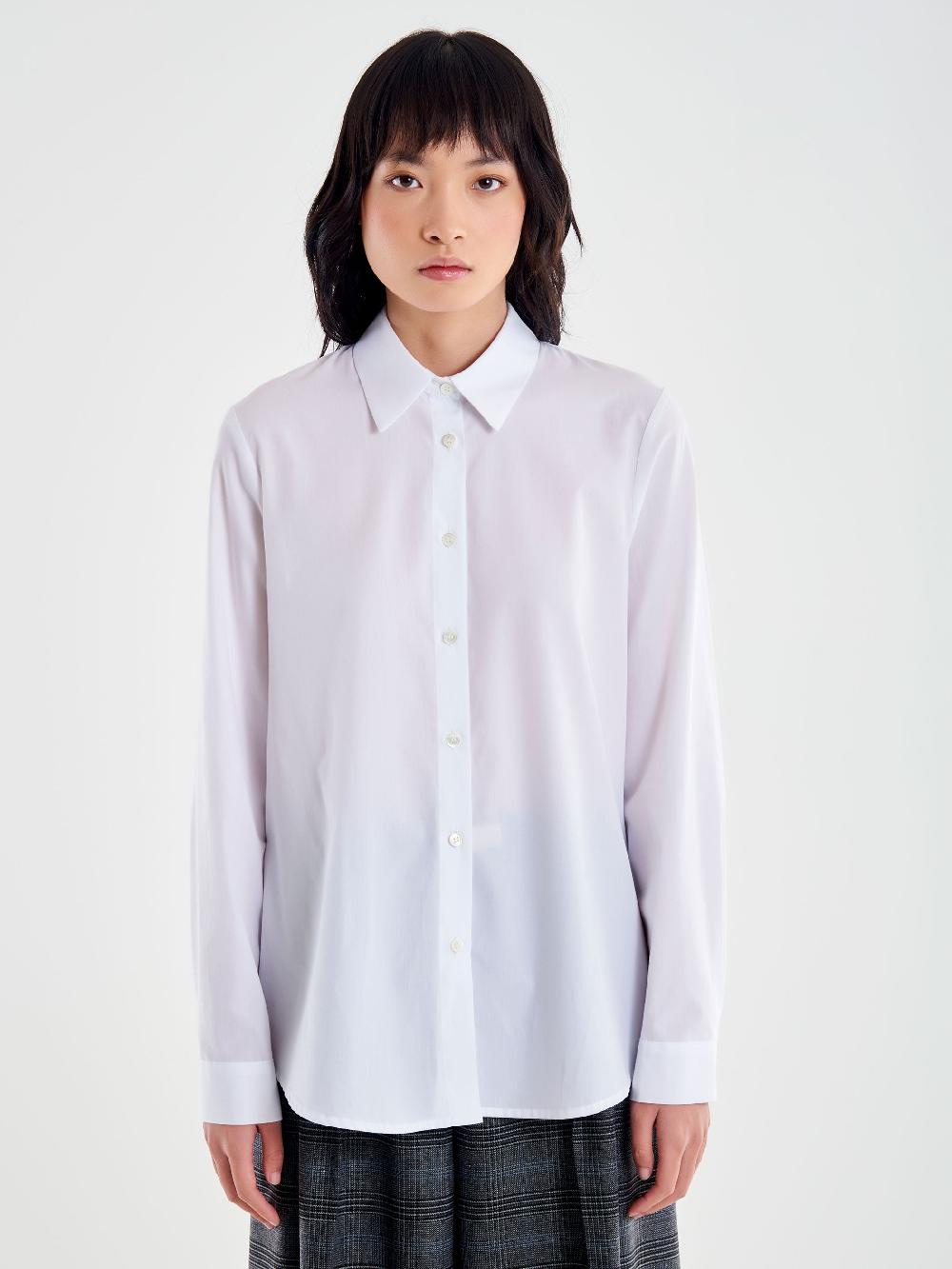 Vicolo Camicia Basic Bianco Negozi Online