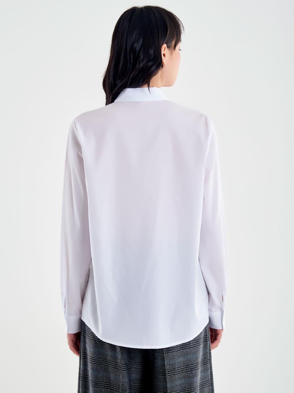 Vicolo Camicia Basic Bianco Negozi Online