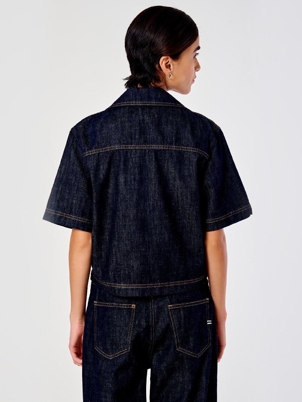 Vicolo Camicia Denim Cropped – Vicolo Qualità Garantita