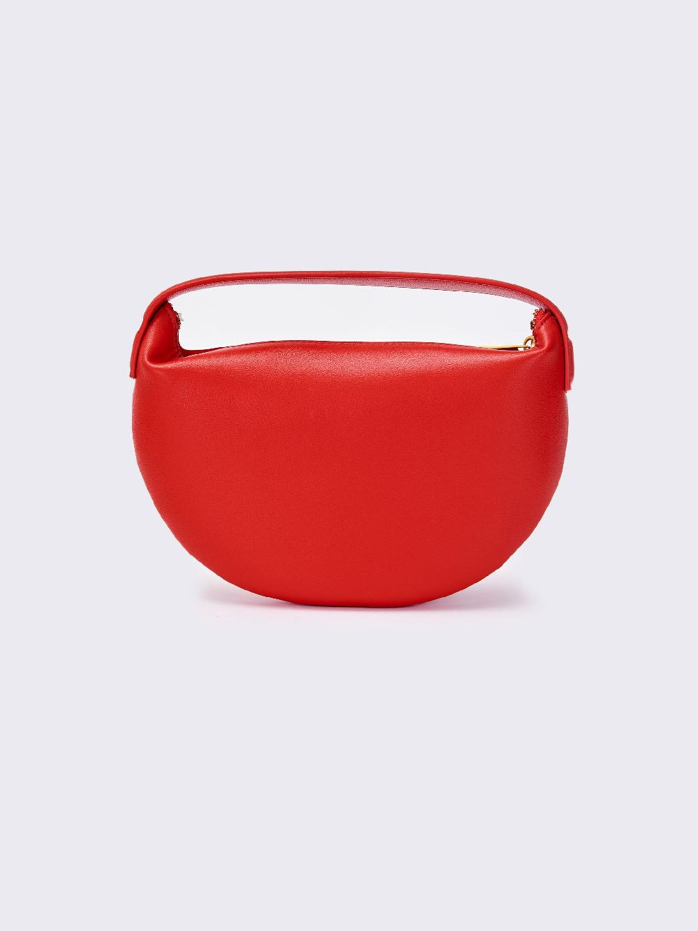 Vicolo Borsa Croissant Rossa Saldi Di Fabbrica