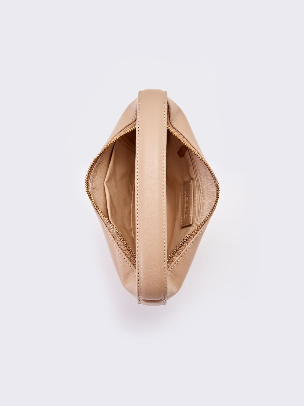 Vicolo Borsa Croissant Beige Vendite Flash
