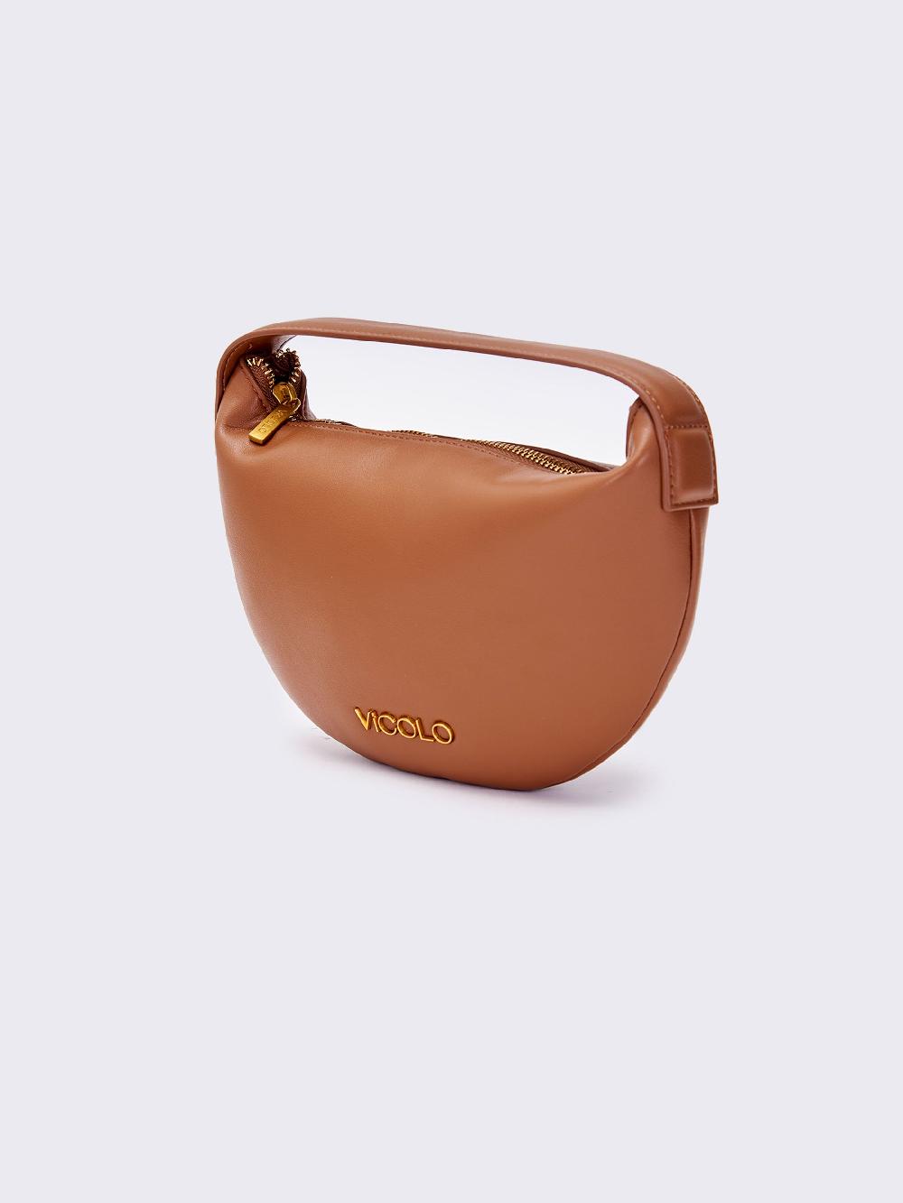 Vicolo Borsa Croissant Cammello Negozio