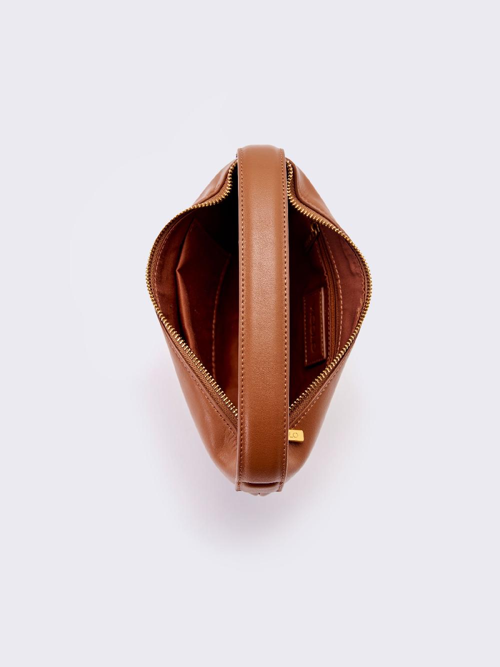 Vicolo Borsa Croissant Cammello Negozio