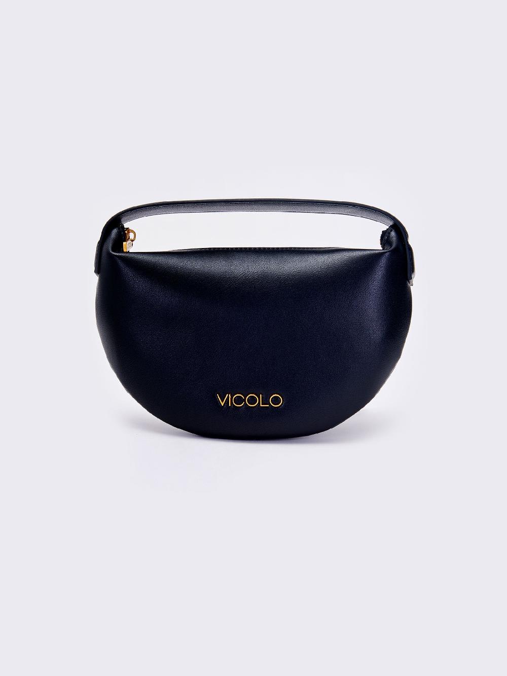 Vicolo Borsa Croissant Nero Nuova