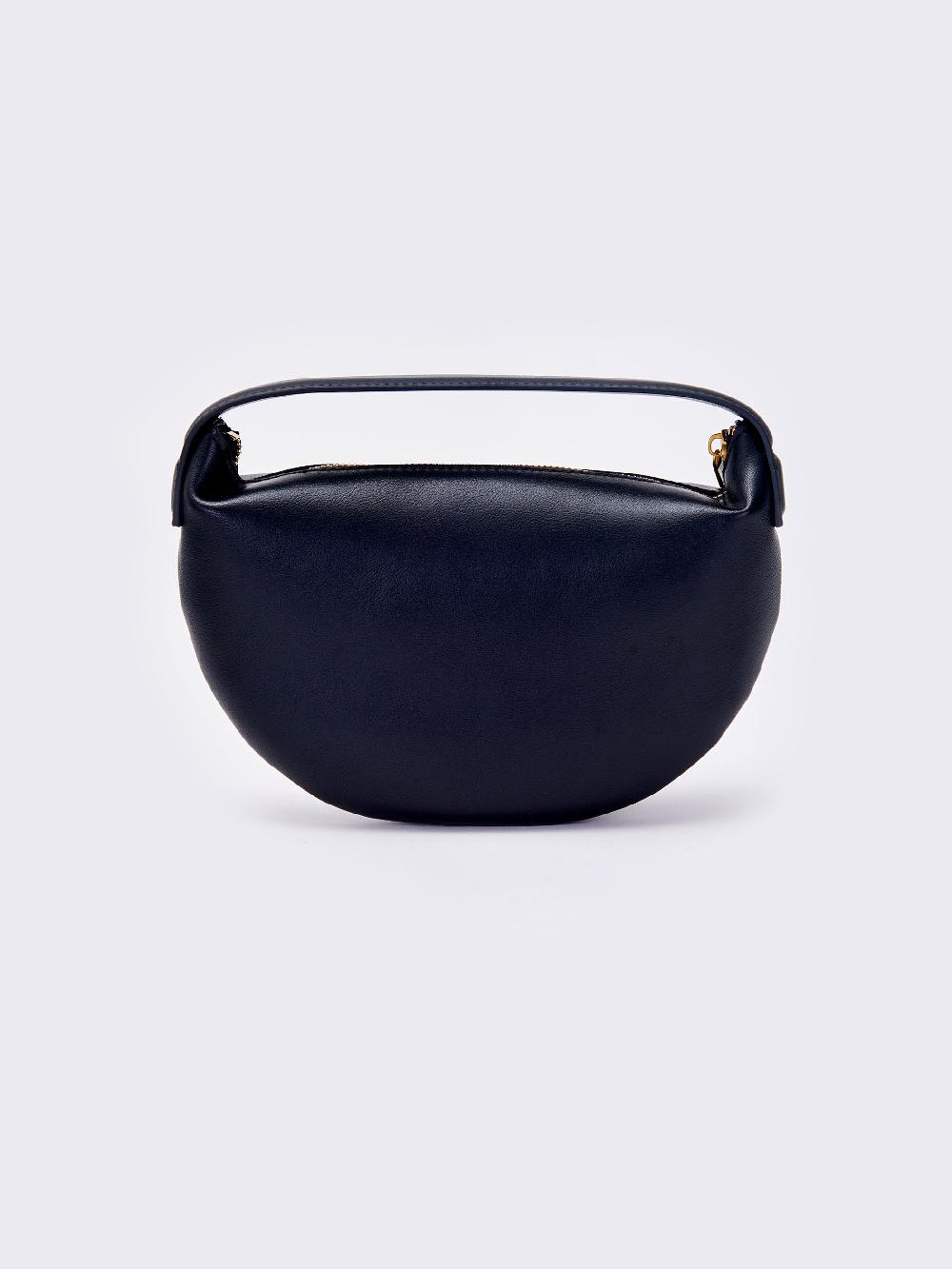 Vicolo Borsa Croissant Nero Nuova