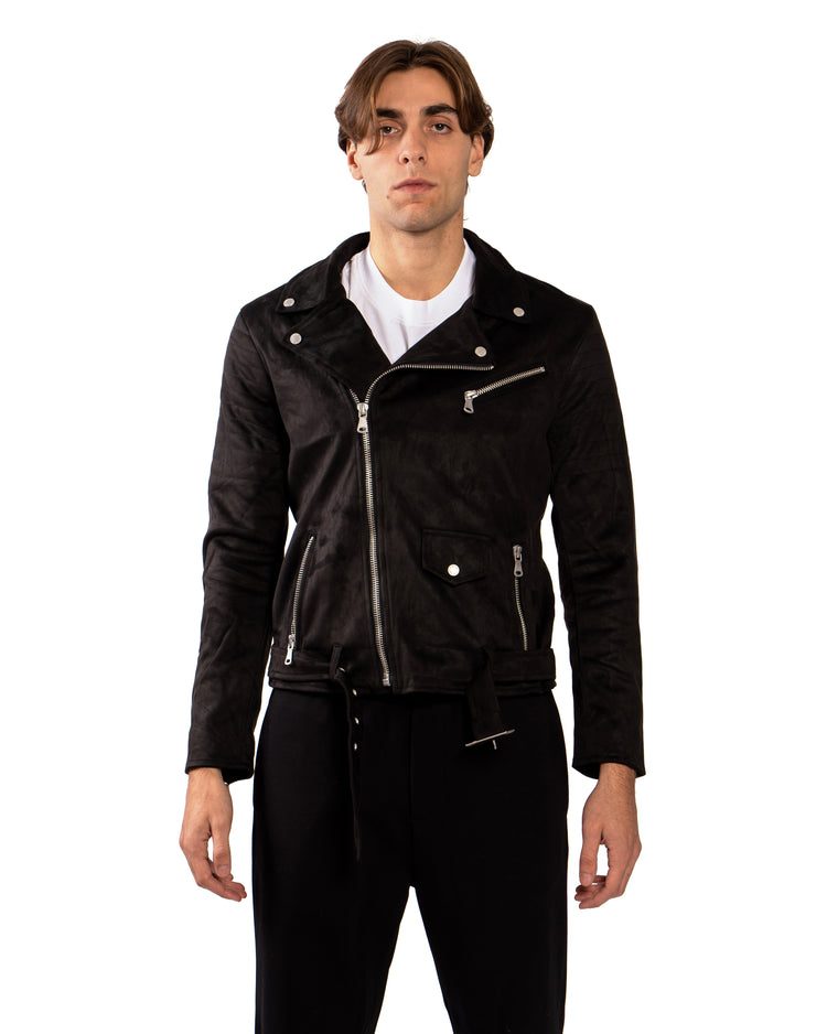 Why not brand Chiodo in camoscio con zip Economico