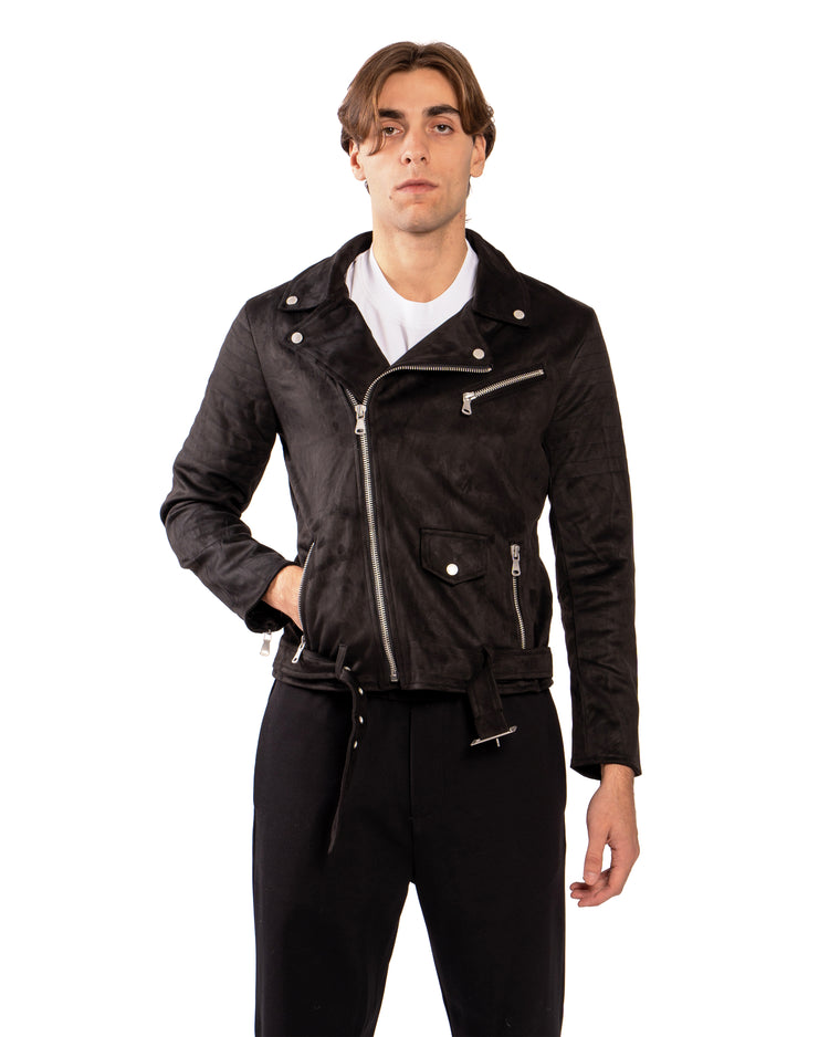 Why not brand Chiodo in camoscio con zip Economico