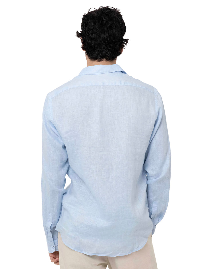 Why not brand Camicia in Lino con Collo alla Francese I Più Venduti