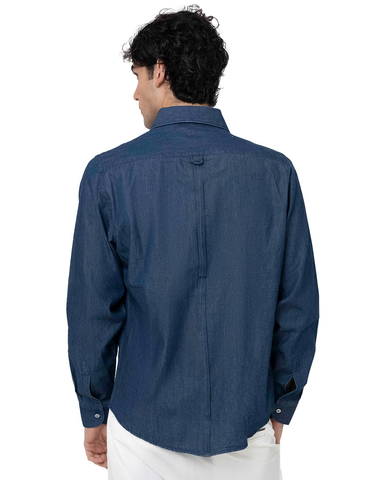 Why not brand Camicia Effetto Denim Chambrè In Saldo