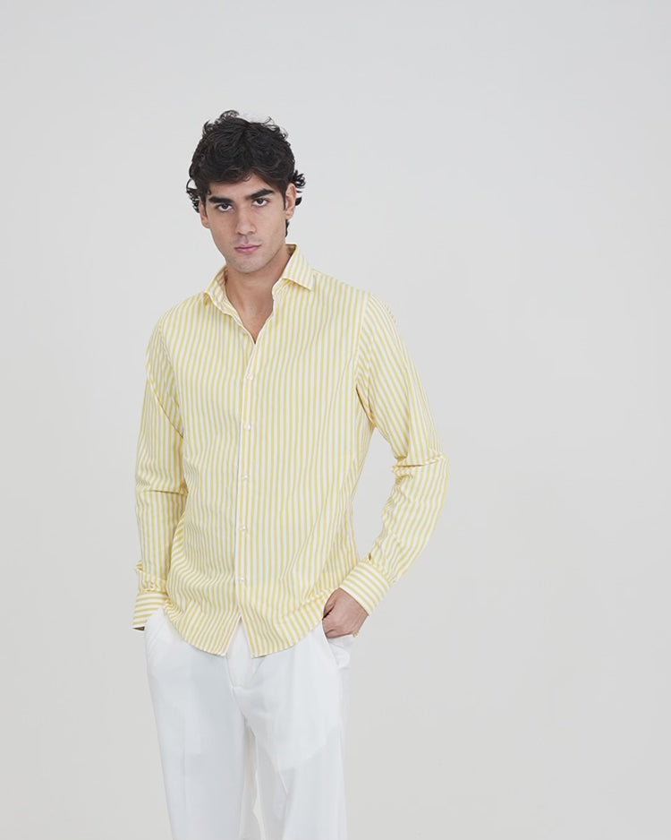 Why not brand Camicia Manica Lunga a Righe Strette Nuova