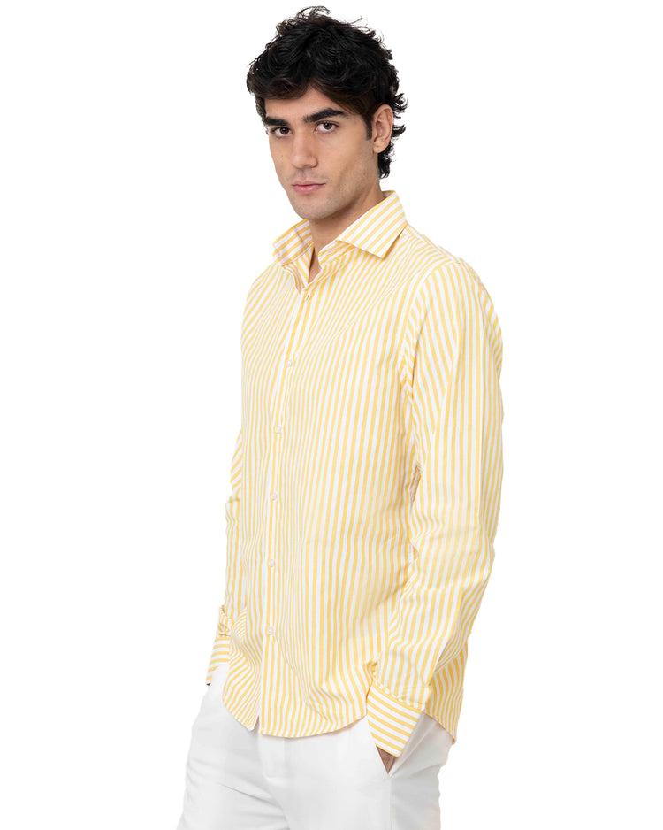 Why not brand Camicia Manica Lunga a Righe Strette Nuova