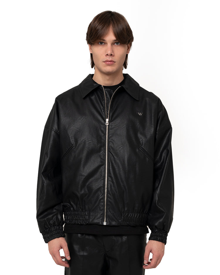 Why not brand Giacca in ecopelle con zip Sottocosto