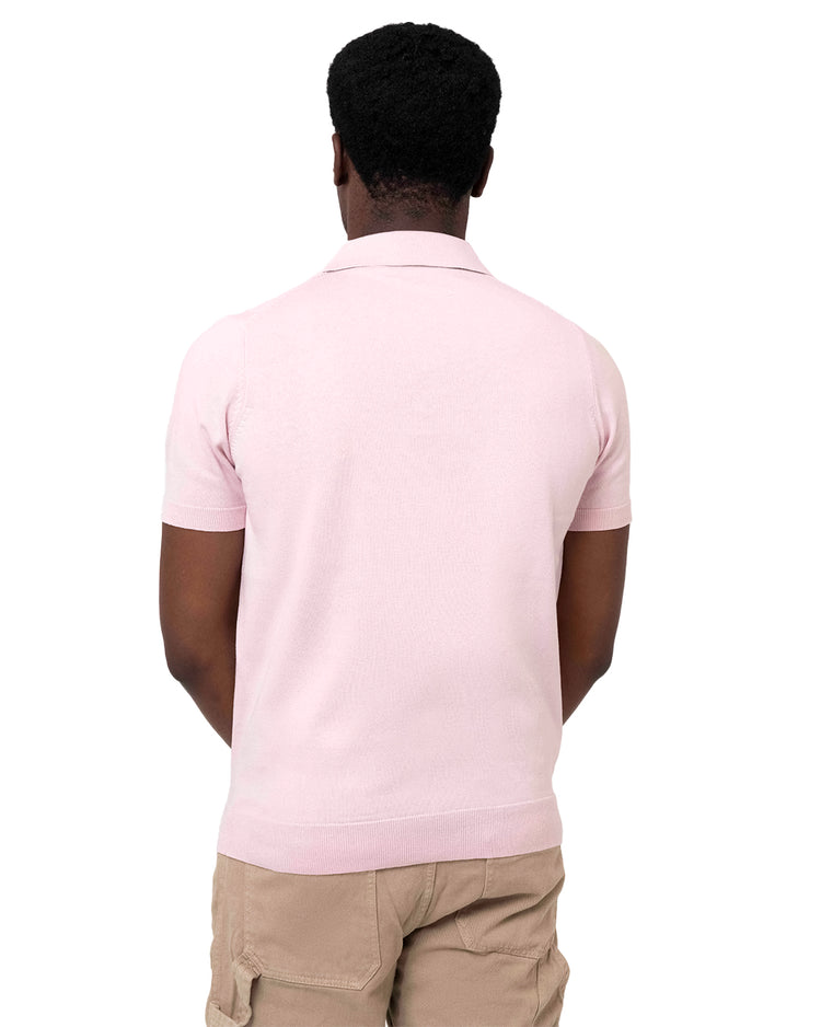 Why not brand Polo Tre Bottoni con Fantasia Tono du Tono Vendite Flash