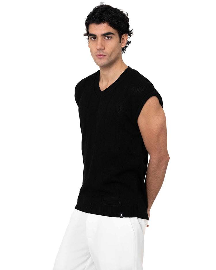 Why not brand Maglia Smanicato con Scollo a V Prezzo Ridotto