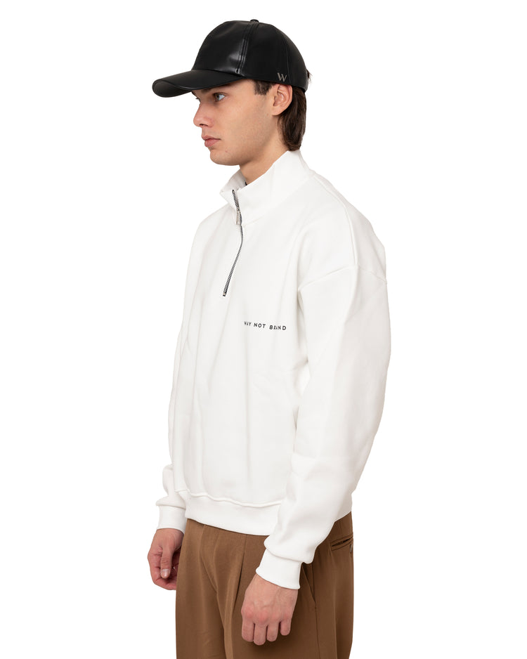 Why not brand Felpa mezzocollo con Zip 2025
