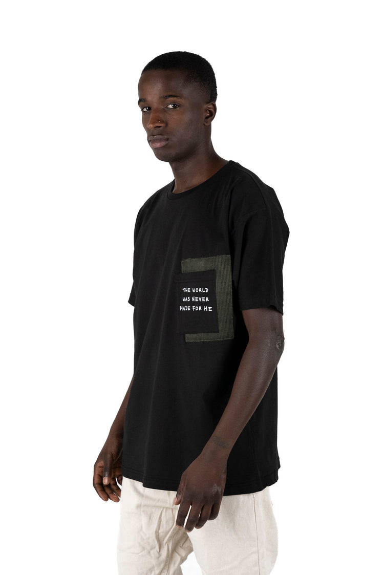 Why not brand T-shirt The World Was Never Made For Me Promozione Limitata