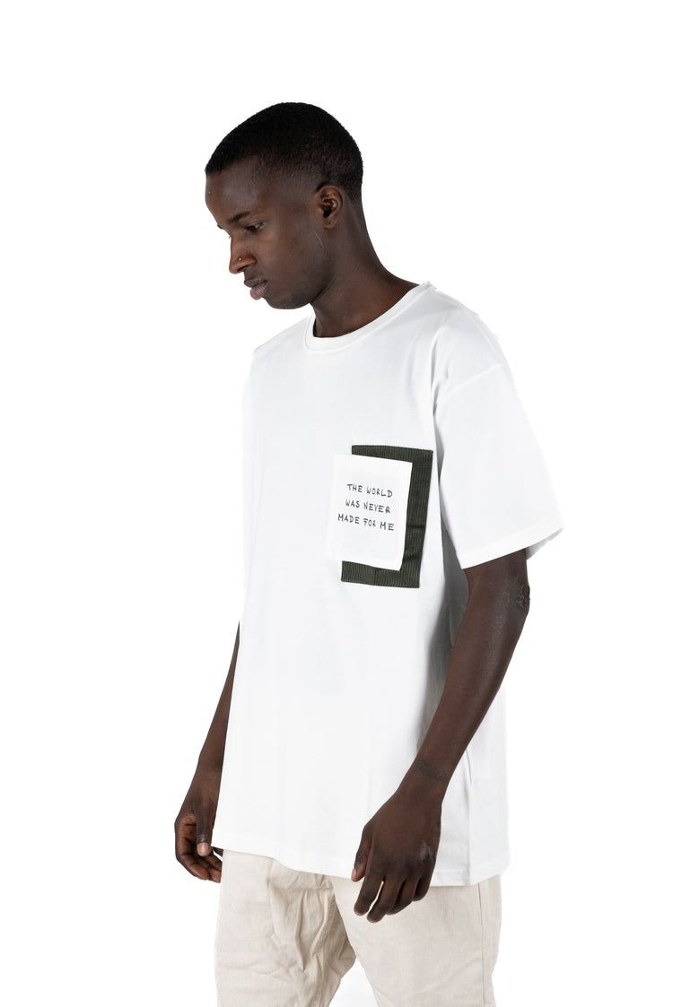 Why not brand T-shirt The World Was Never Made For Me Promozione Limitata