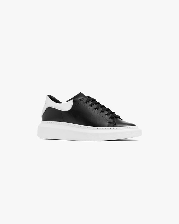 Why not brand Scarpa in pelle con suola alta Economico