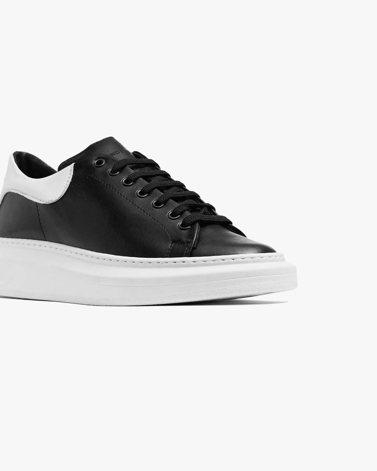 Why not brand Scarpa in pelle con suola alta Economico
