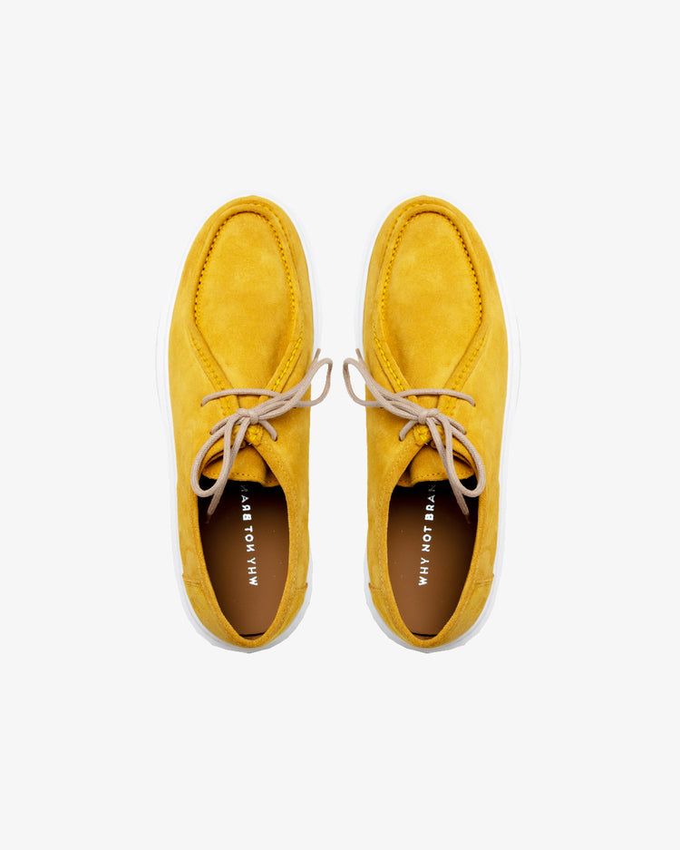 Why not brand Scarpa stringata in camoscio In Vendita