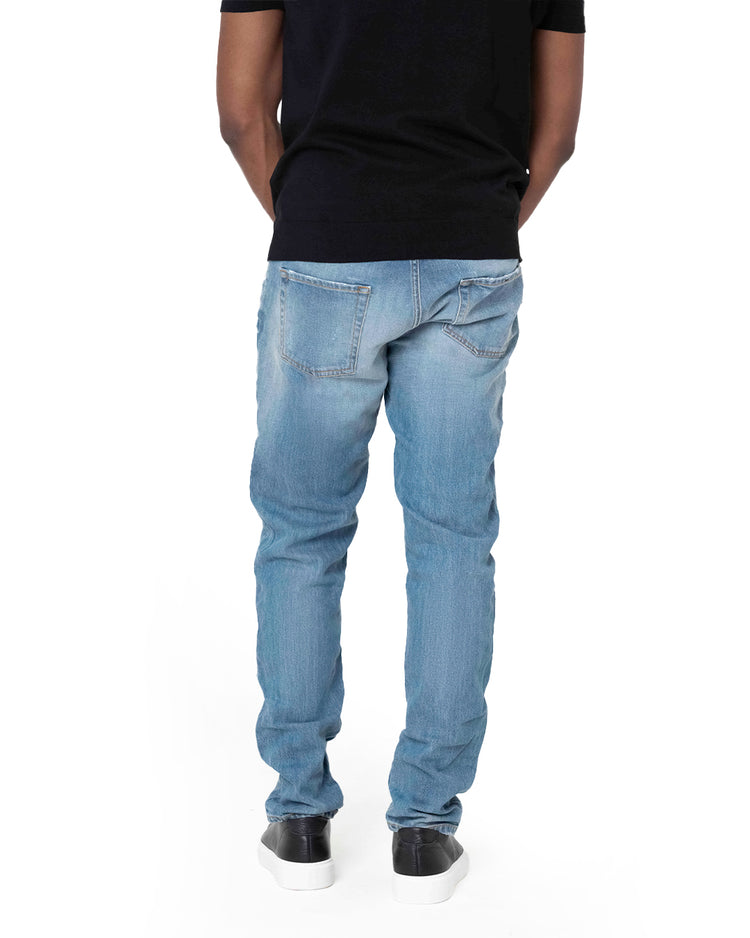Why not brand Jeans Lavaggio Chiaro con Sarciture Ricavate a Mano Offerta settimanale