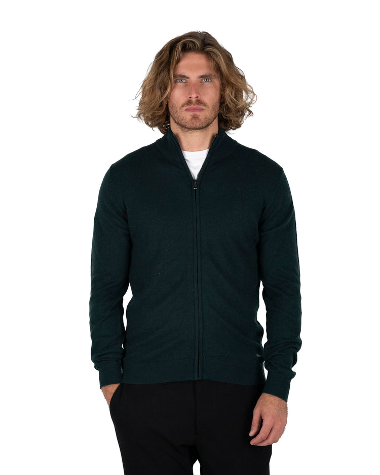 Why not brand Felpa collo alto con zip Offerta