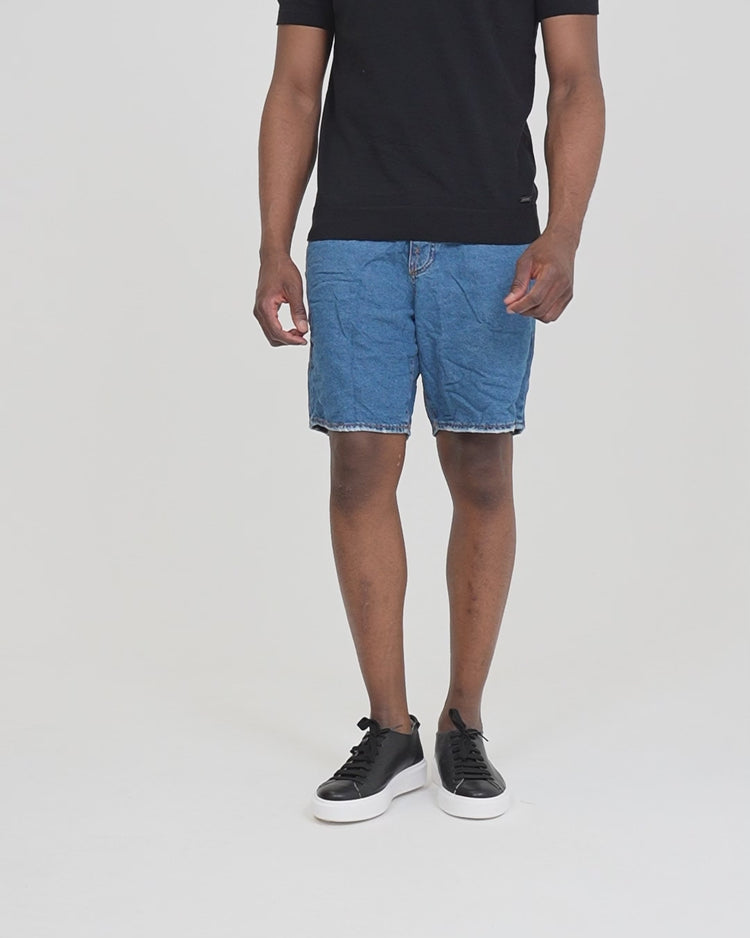 Why not brand Short in Tela Fissa Sfrangiato su Fondo Negozi Online