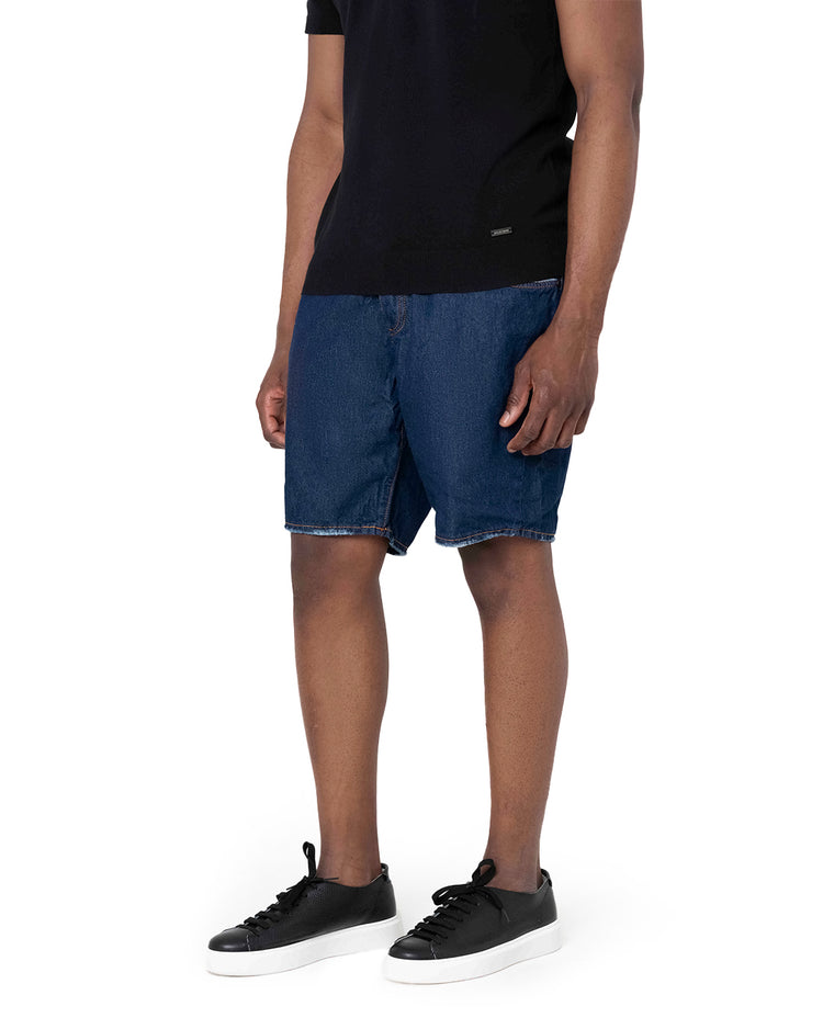 Why not brand Short in Tela Fissa Sfrangiato su Fondo Comfort Pezzi Unici