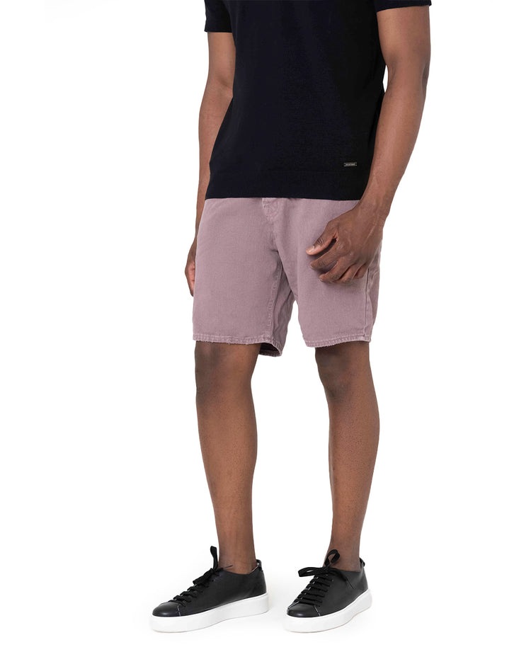 Why not brand Short in Tela Fissa Sfrangiato su Fondo Comfort Consegna Veloce