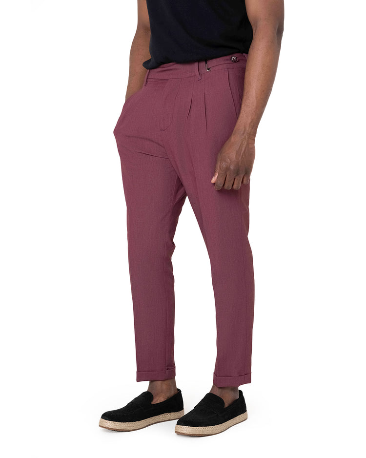 Why not brand Pantalone Pinces e Abbottonatura Laterale Prezzo Ridotto