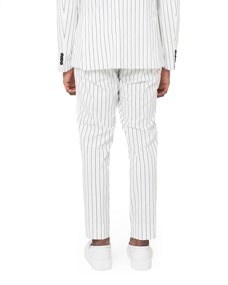 Why not brand Pantalone Gessato con Tasche a Filo In Vendita