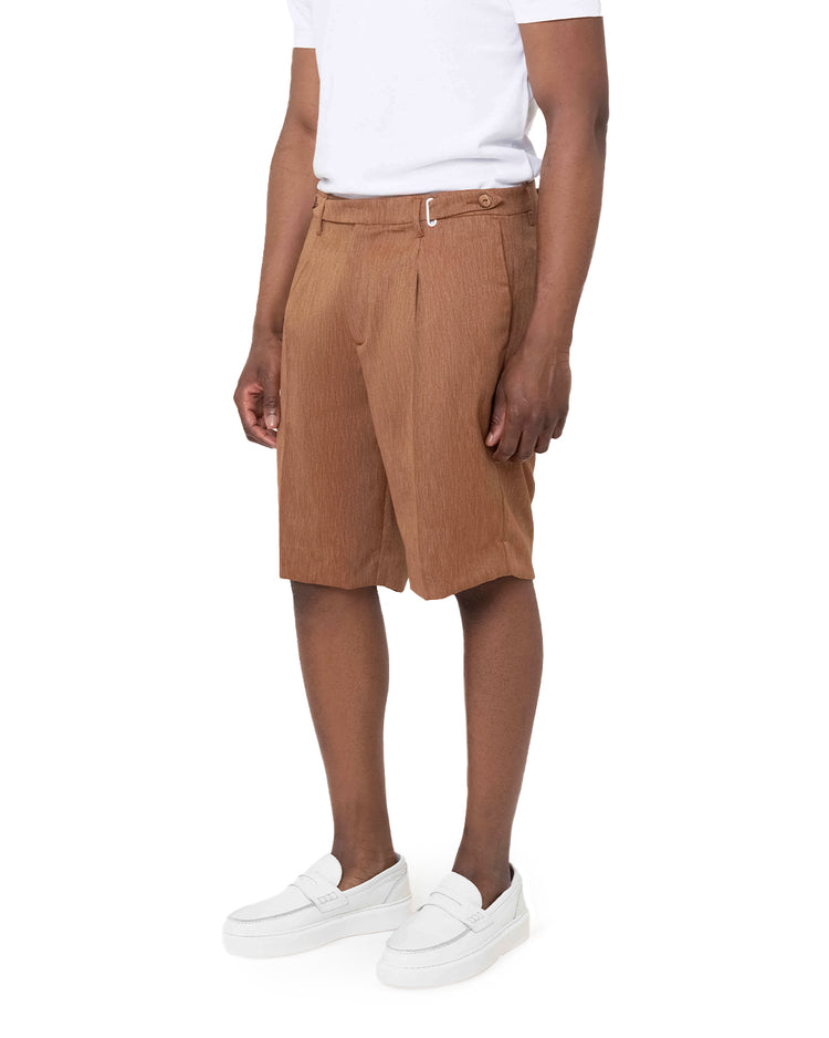 Why not brand Short Sartoriale con Pences Chiusura Laterale con Tasca a Filo Negozio