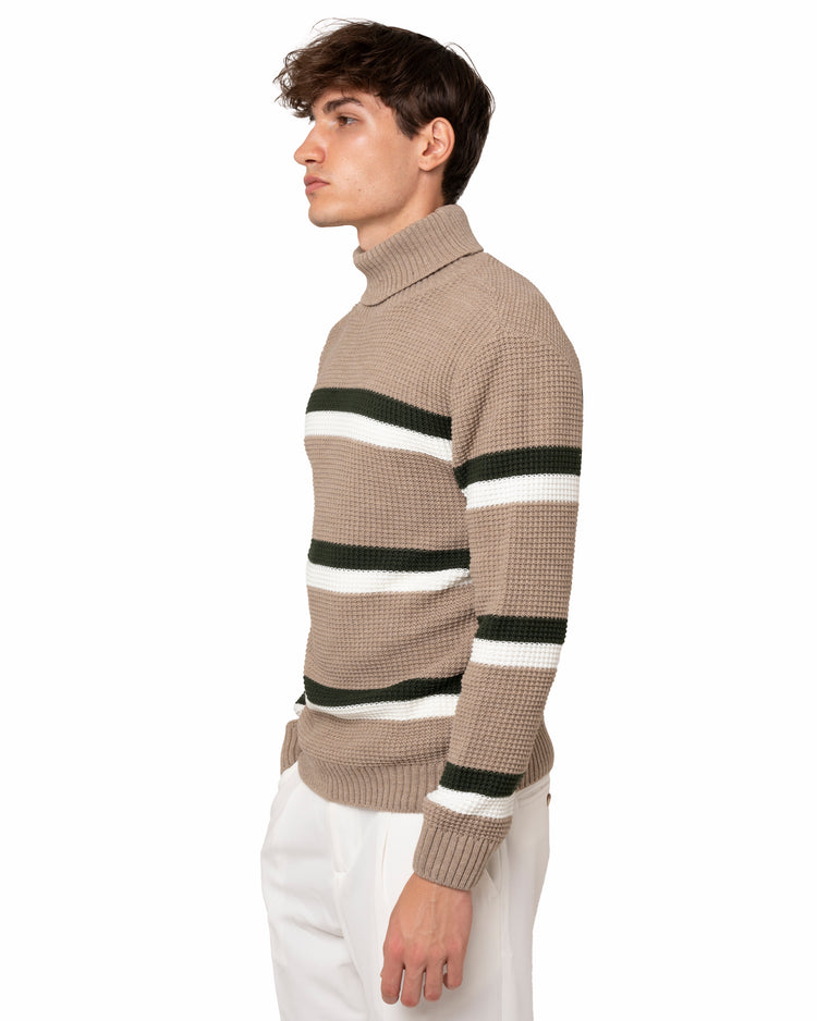 Why not brand Maglione collo alto con righe Acquista Ora