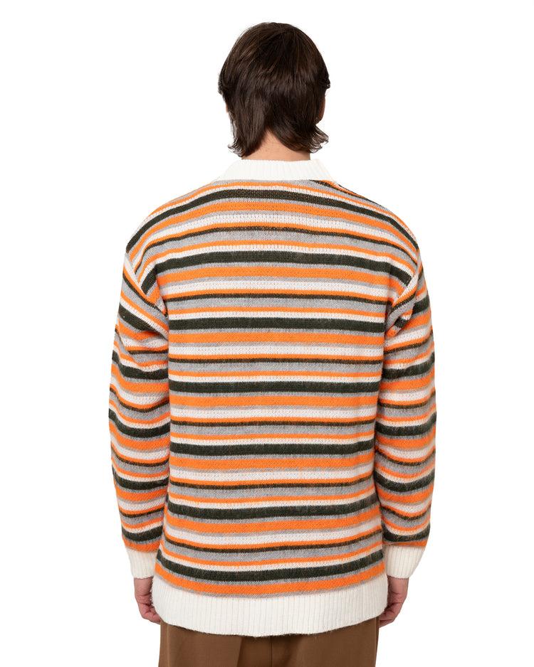 Why not brand Cardigan a righe in Mohair Consegna Veloce