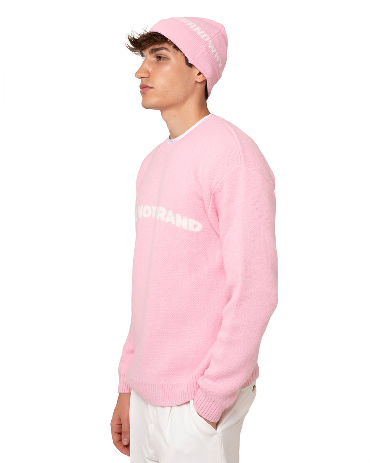 Why not brand Maglione girocollo in Mohair con logo Fino Al -60%