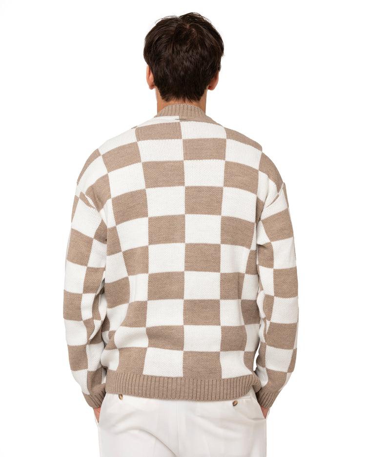 Why not brand Cardigan con fantasia quadri Shopping Online