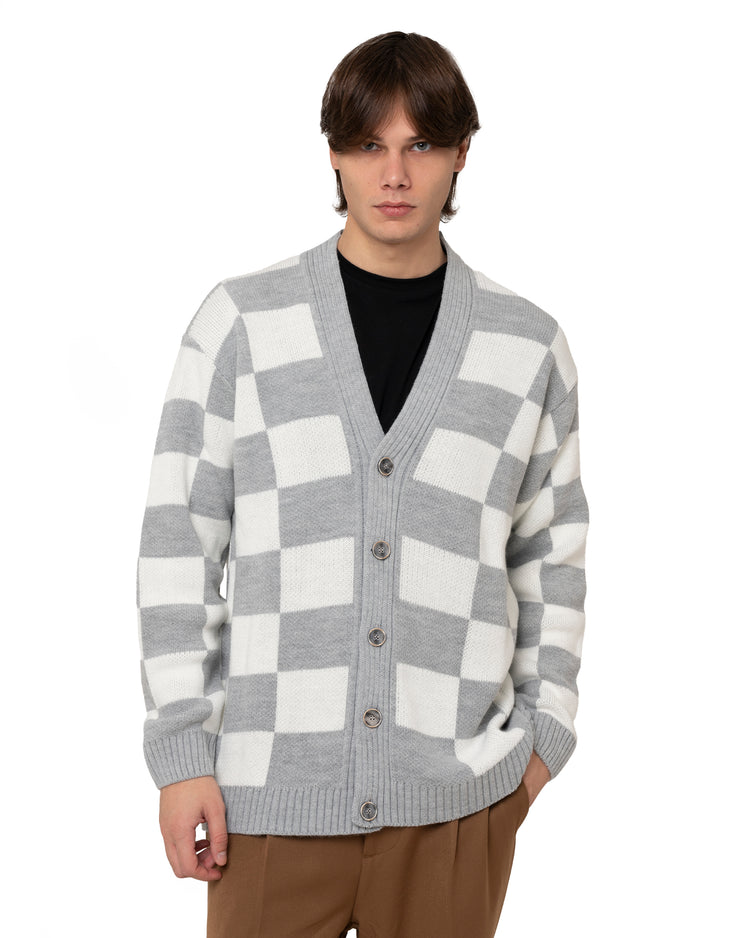 Why not brand Cardigan con fantasia quadri Shopping Online