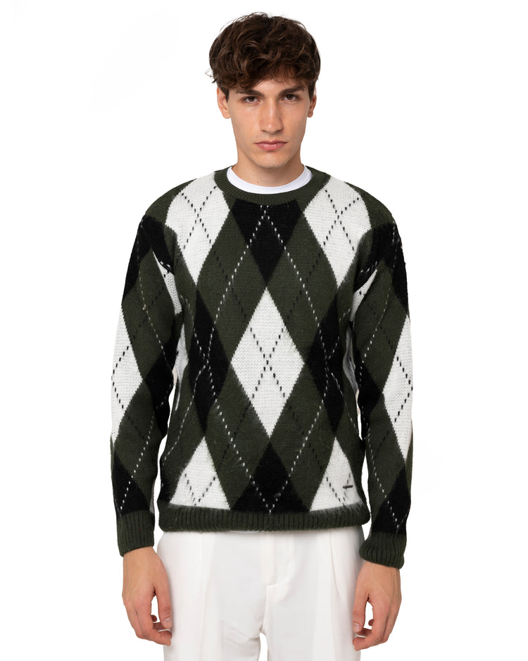 Why not brand Maglione girocollo con rombi Affare Del Giorno