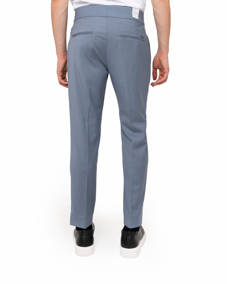 Why not brand Pantalone con pinces e chiusura a doppia fibbia In Vendita