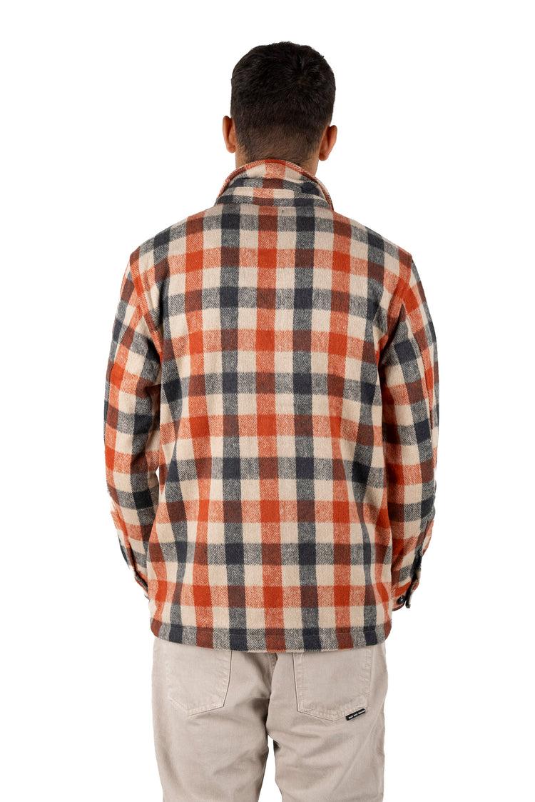 Why not brand Giacca Camicia a quadri Arancione Vendita Calda