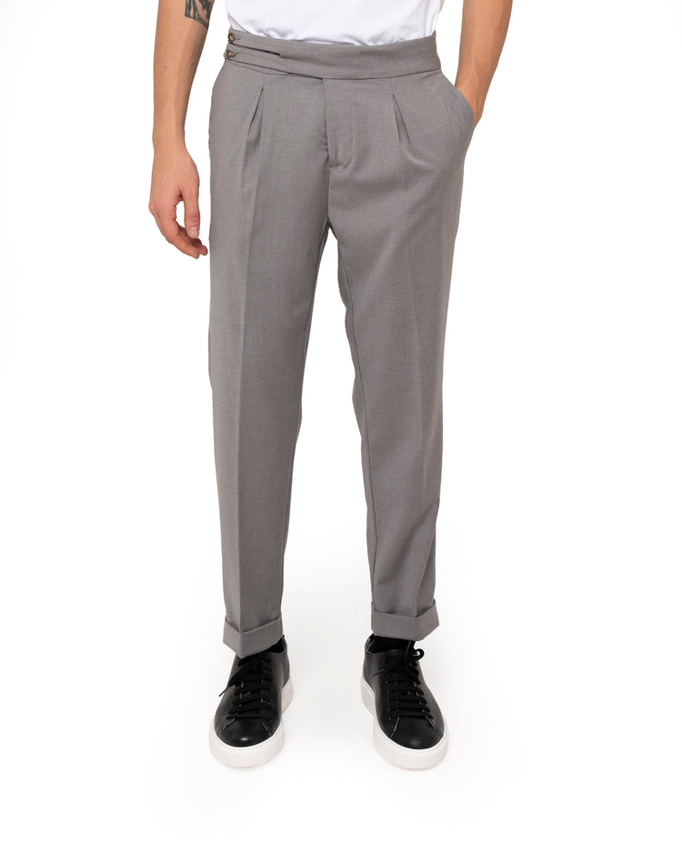 Why not brand Pantalone con pinces e risvolto Vendita Economica