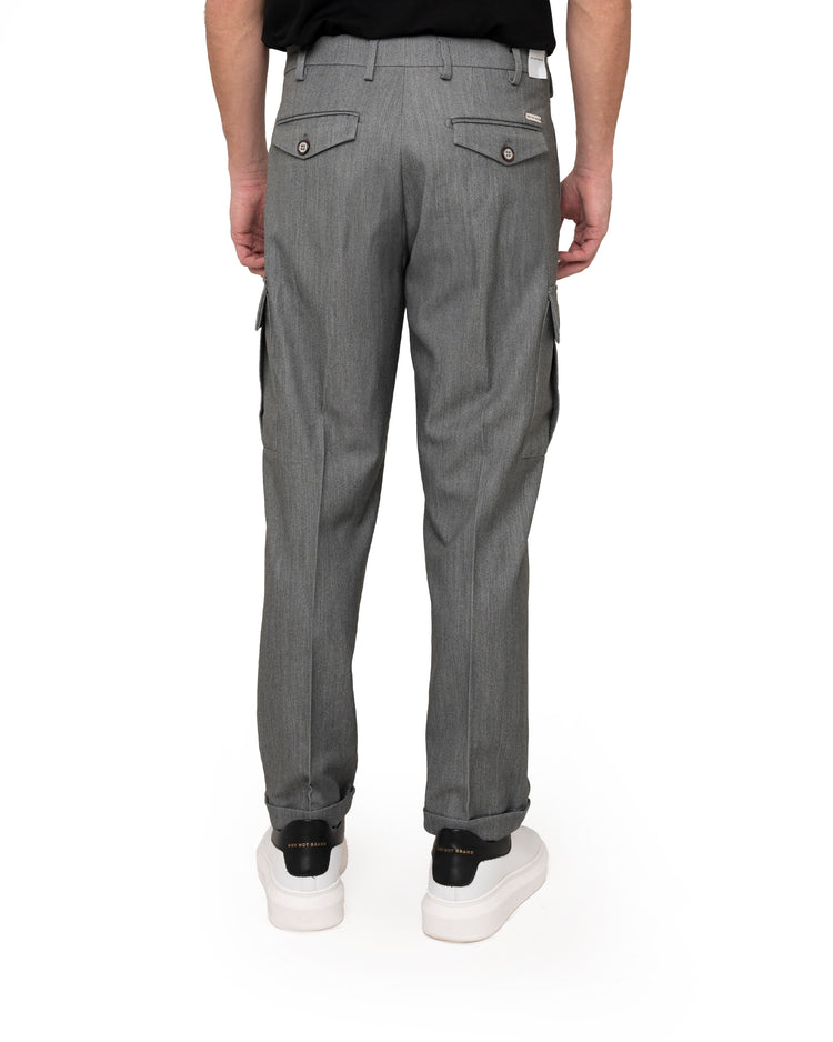 Why not brand Pantalone con abbotonatura laterale e pinces Saldi Di Fabbrica