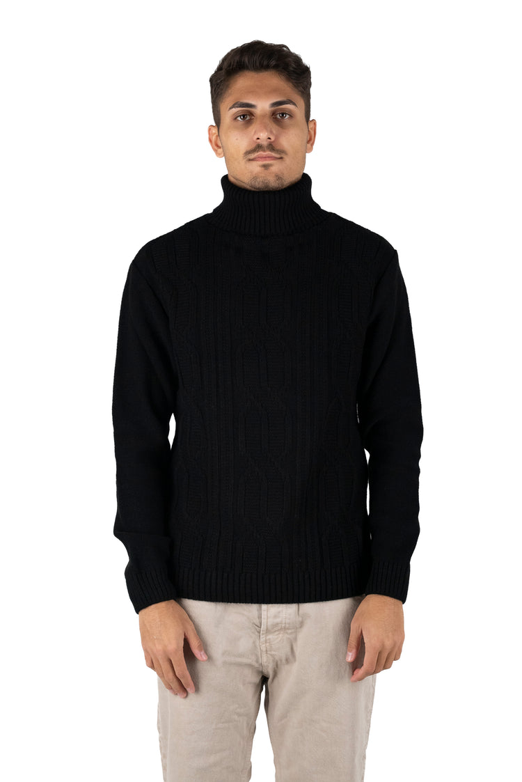 Why not brand Maglione a coste Dolcevita Italia