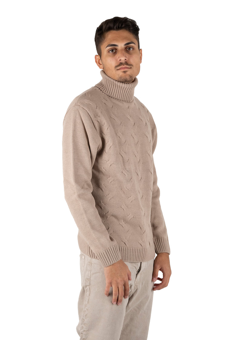 Why not brand Maglione a intreccio Dolcevita Promozione